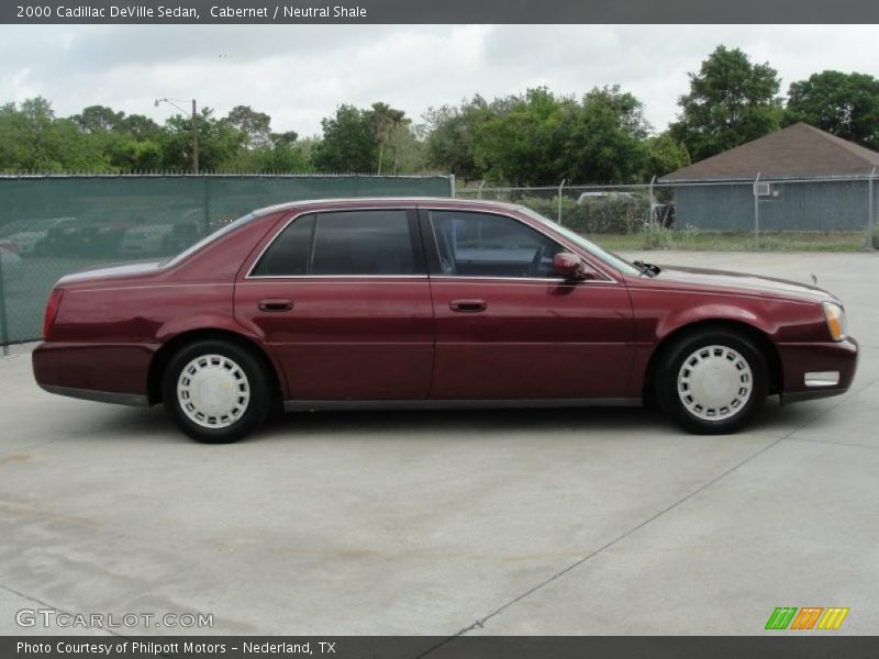 Cabernet / Neutral Shale 2000 Cadillac DeVille Sedan