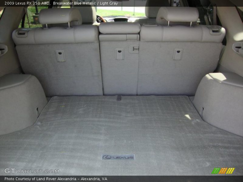 Breakwater Blue Metallic / Light Gray 2009 Lexus RX 350 AWD