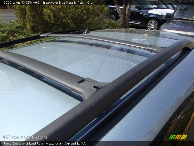 Breakwater Blue Metallic / Light Gray 2009 Lexus RX 350 AWD