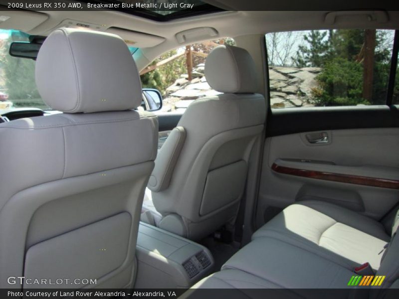 Breakwater Blue Metallic / Light Gray 2009 Lexus RX 350 AWD