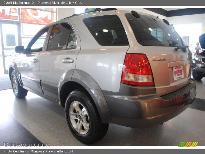 Diamond Silver Metallic / Gray 2004 Kia Sorento LX