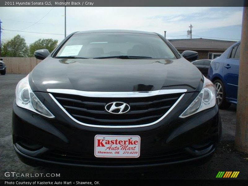 Midnight Black / Gray 2011 Hyundai Sonata GLS