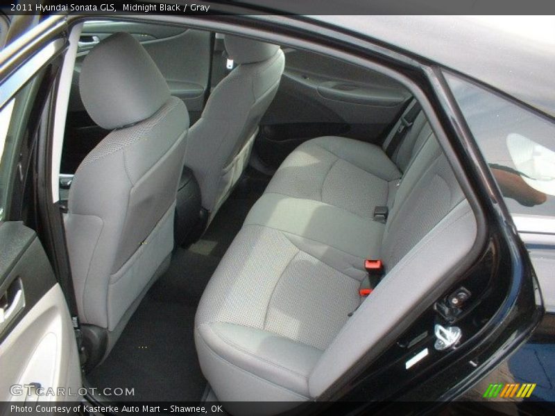 Midnight Black / Gray 2011 Hyundai Sonata GLS