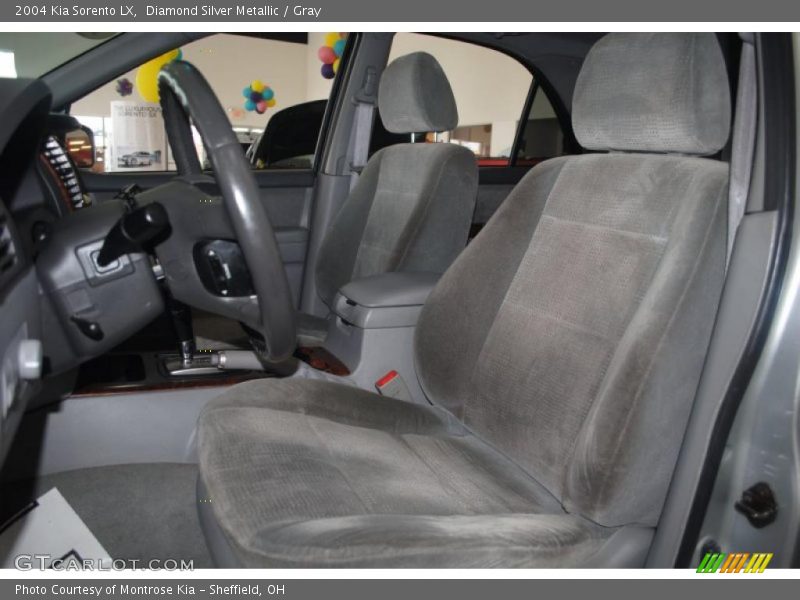 Diamond Silver Metallic / Gray 2004 Kia Sorento LX