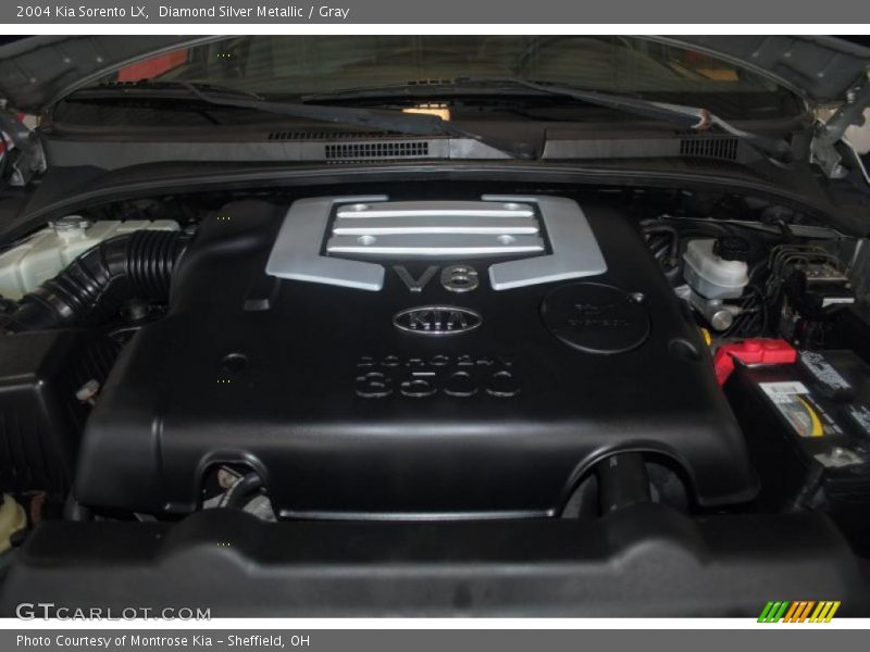 Diamond Silver Metallic / Gray 2004 Kia Sorento LX