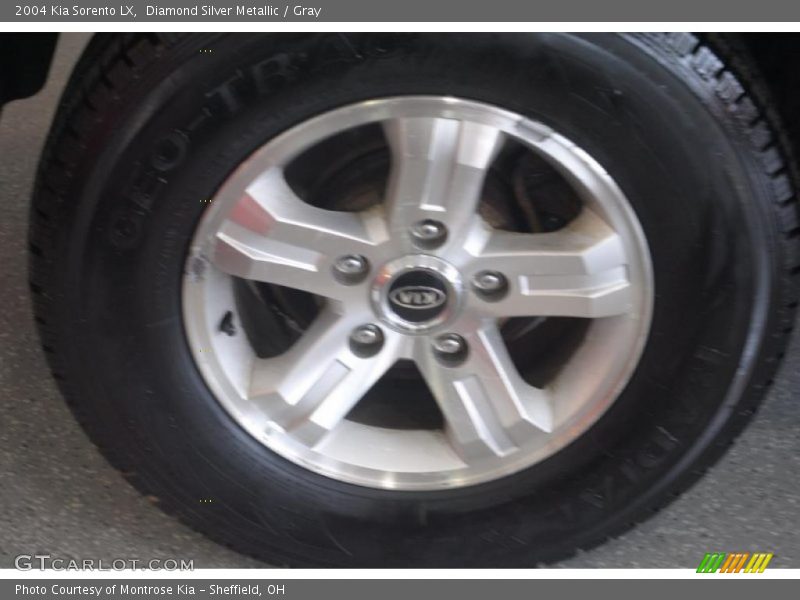 Diamond Silver Metallic / Gray 2004 Kia Sorento LX