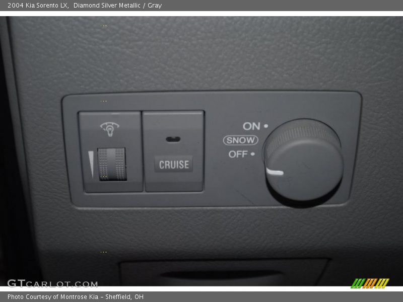 Diamond Silver Metallic / Gray 2004 Kia Sorento LX
