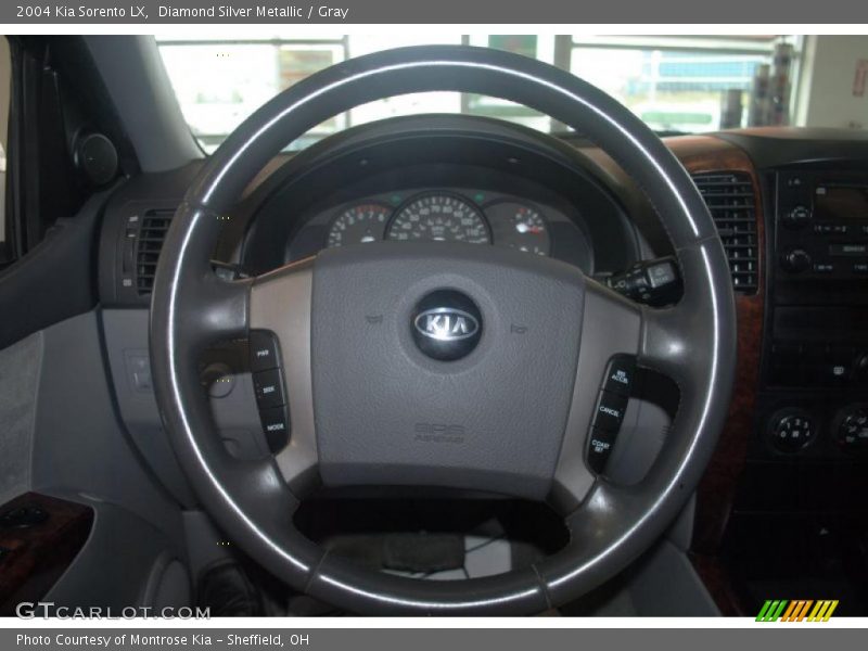 Diamond Silver Metallic / Gray 2004 Kia Sorento LX
