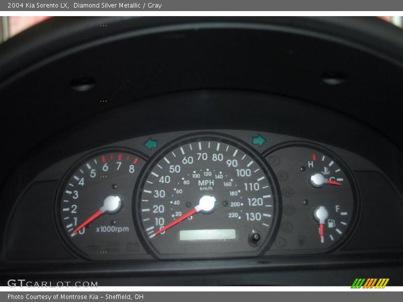 Diamond Silver Metallic / Gray 2004 Kia Sorento LX