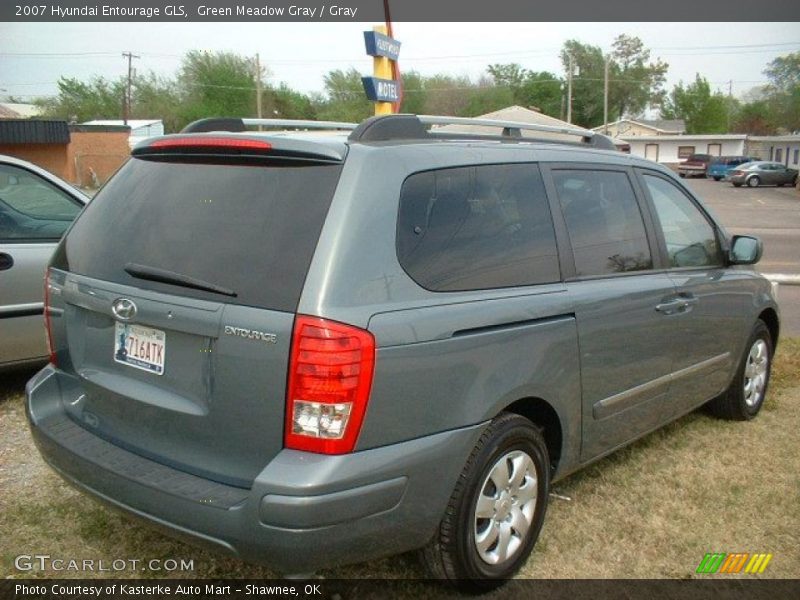 Green Meadow Gray / Gray 2007 Hyundai Entourage GLS