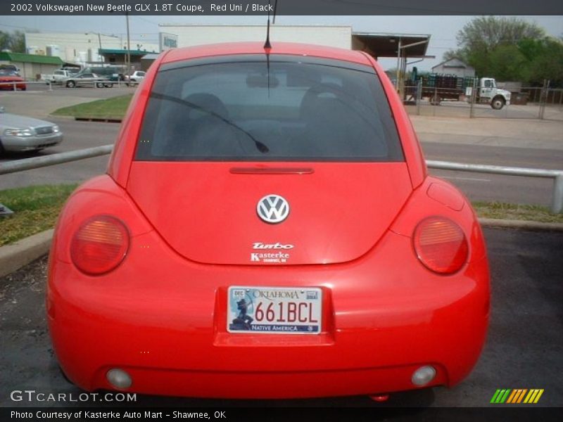 Red Uni / Black 2002 Volkswagen New Beetle GLX 1.8T Coupe