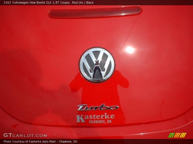 Red Uni / Black 2002 Volkswagen New Beetle GLX 1.8T Coupe