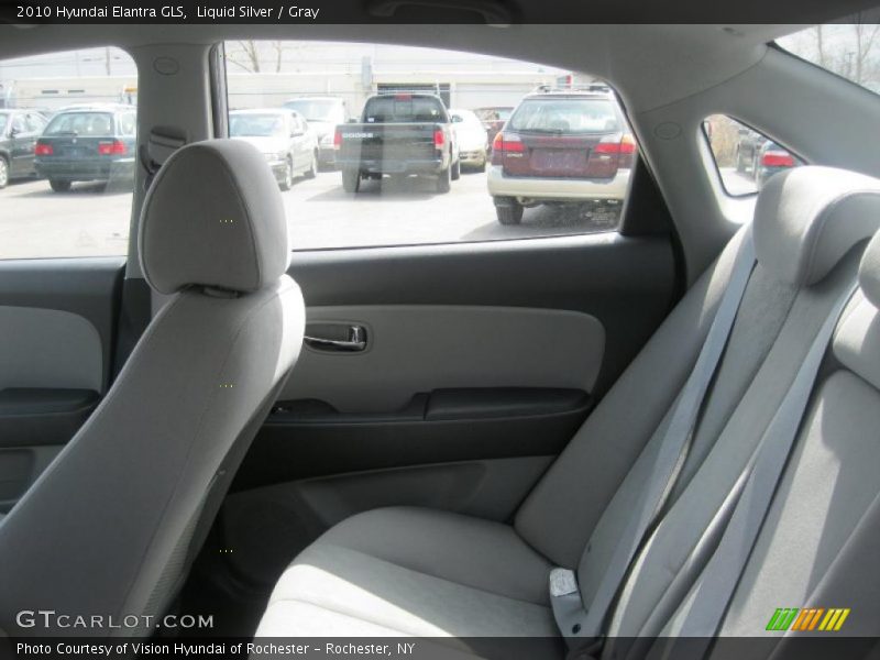 Liquid Silver / Gray 2010 Hyundai Elantra GLS