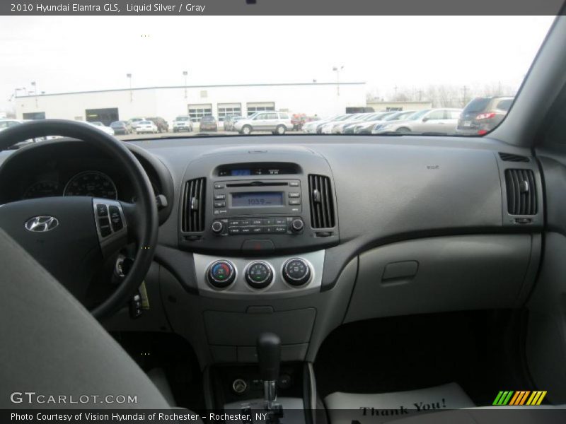 Liquid Silver / Gray 2010 Hyundai Elantra GLS