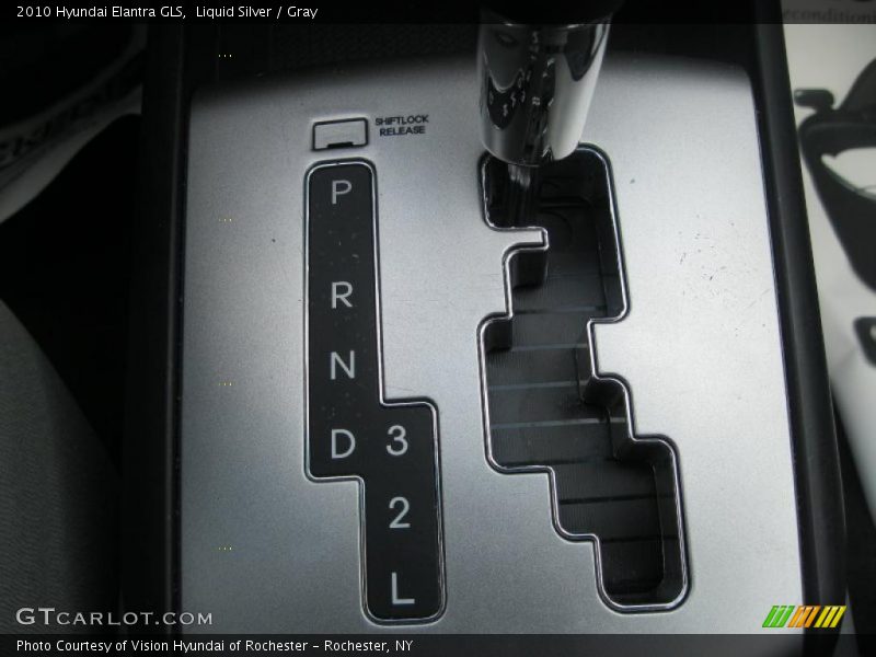 Liquid Silver / Gray 2010 Hyundai Elantra GLS