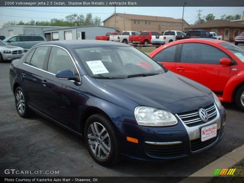Shadow Blue Metallic / Anthracite Black 2006 Volkswagen Jetta 2.5 Sedan