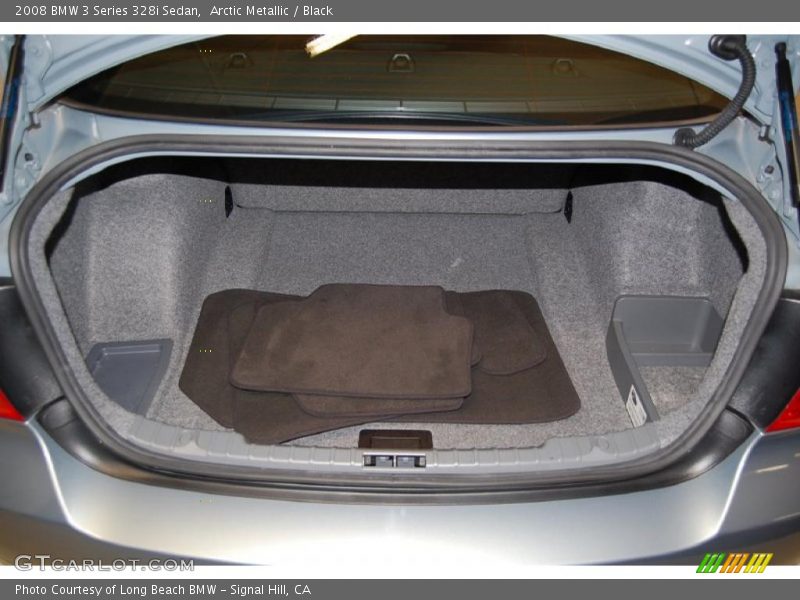 Arctic Metallic / Black 2008 BMW 3 Series 328i Sedan