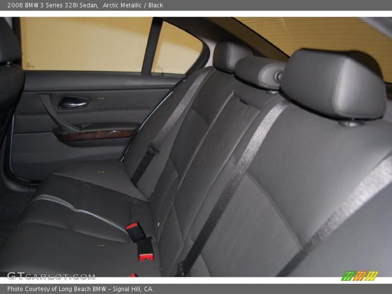 Arctic Metallic / Black 2008 BMW 3 Series 328i Sedan