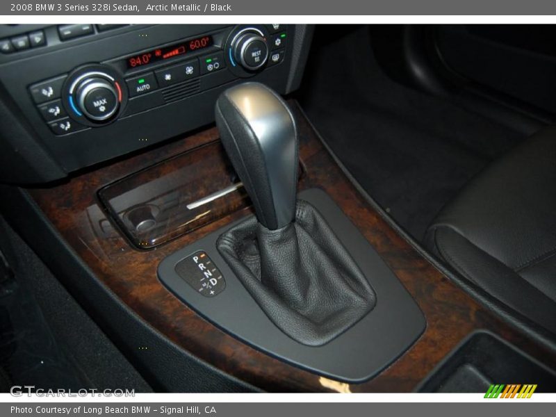 Arctic Metallic / Black 2008 BMW 3 Series 328i Sedan