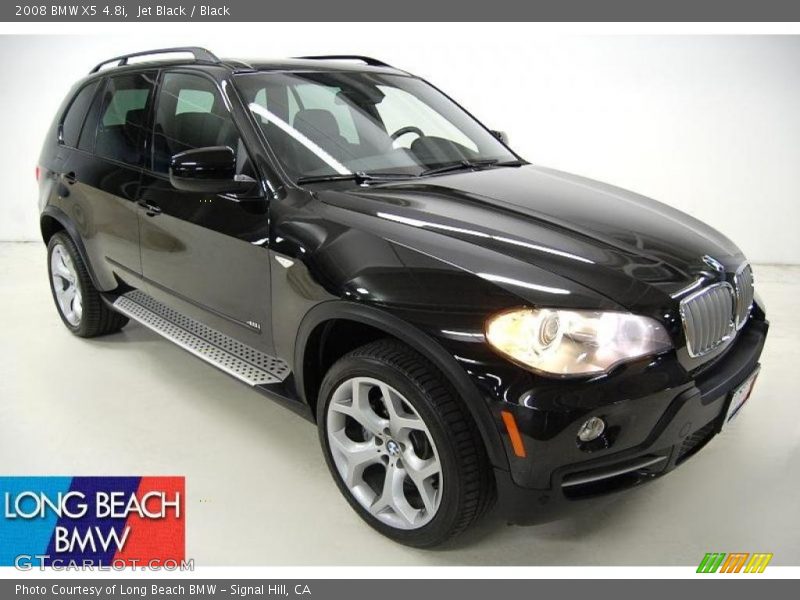 Jet Black / Black 2008 BMW X5 4.8i