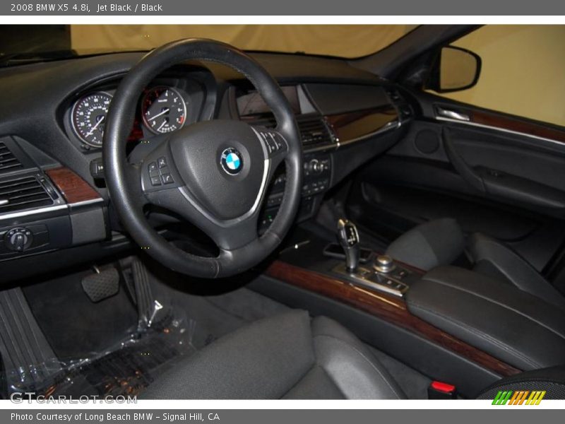 Jet Black / Black 2008 BMW X5 4.8i