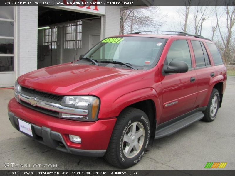 Majestic Red Metallic / Medium Pewter 2003 Chevrolet TrailBlazer LT 4x4