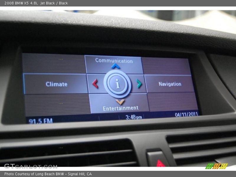 Jet Black / Black 2008 BMW X5 4.8i