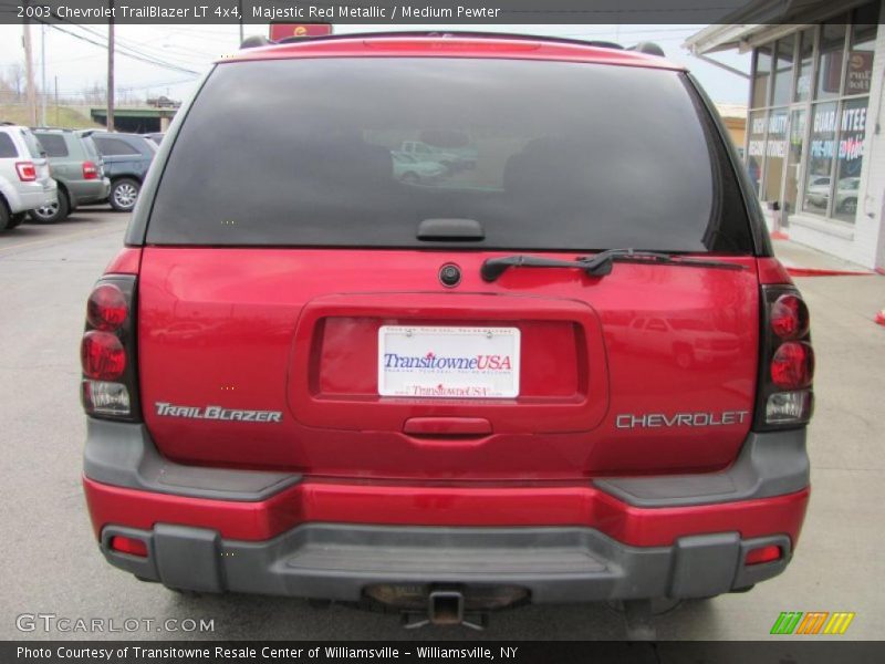 Majestic Red Metallic / Medium Pewter 2003 Chevrolet TrailBlazer LT 4x4