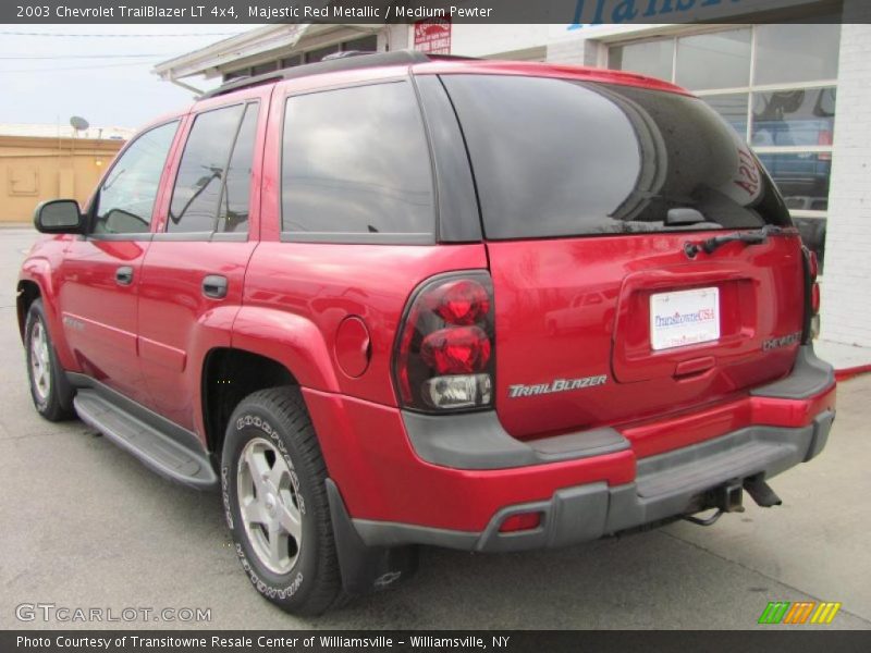 Majestic Red Metallic / Medium Pewter 2003 Chevrolet TrailBlazer LT 4x4