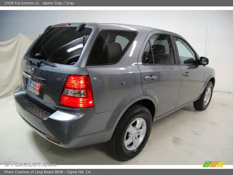 Alpine Gray / Gray 2008 Kia Sorento LX