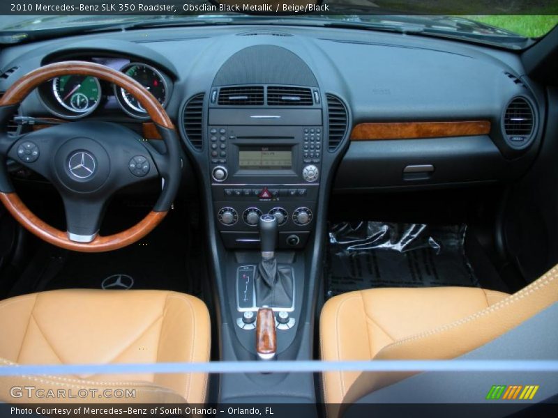  2010 SLK 350 Roadster Beige/Black Interior