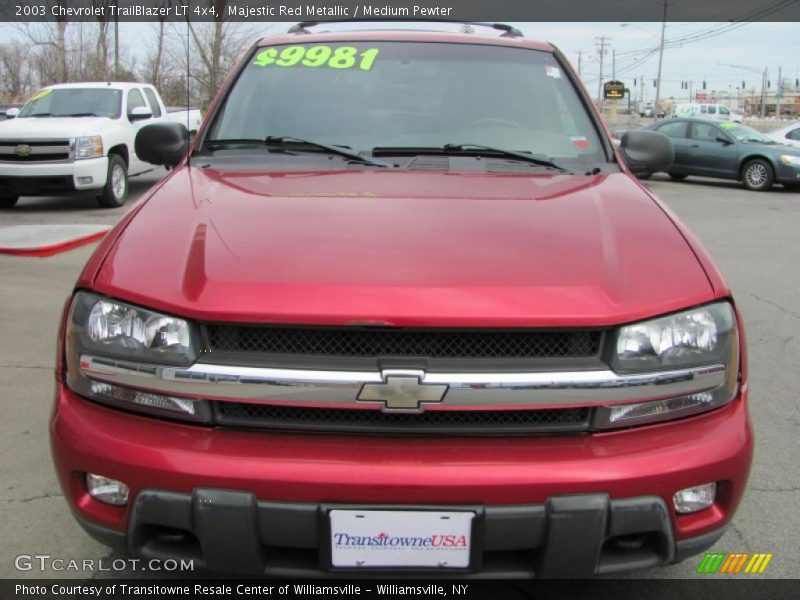 Majestic Red Metallic / Medium Pewter 2003 Chevrolet TrailBlazer LT 4x4