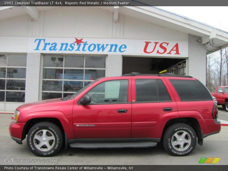 Majestic Red Metallic / Medium Pewter 2003 Chevrolet TrailBlazer LT 4x4