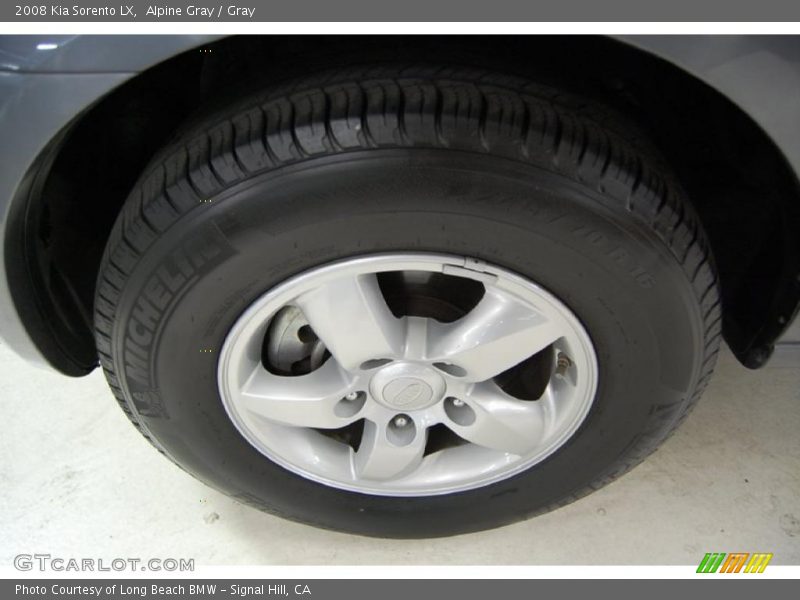 Alpine Gray / Gray 2008 Kia Sorento LX