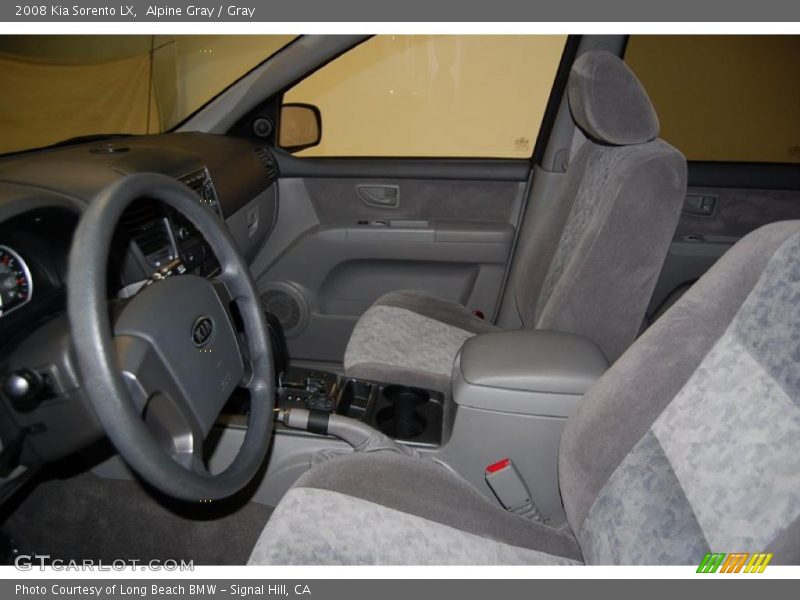 Alpine Gray / Gray 2008 Kia Sorento LX