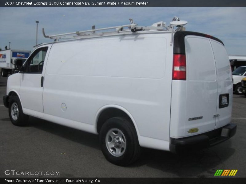 Summit White / Medium Pewter 2007 Chevrolet Express 1500 Commercial Van