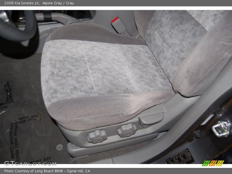 Alpine Gray / Gray 2008 Kia Sorento LX