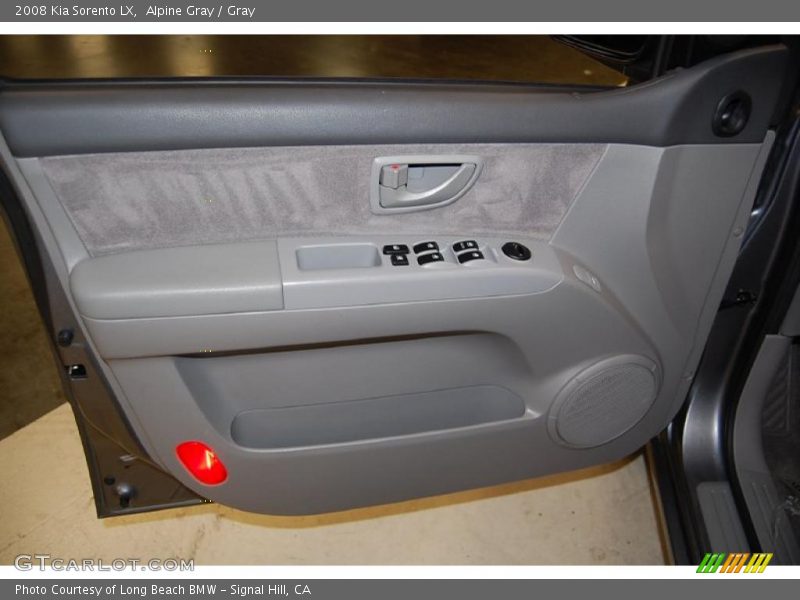 Alpine Gray / Gray 2008 Kia Sorento LX