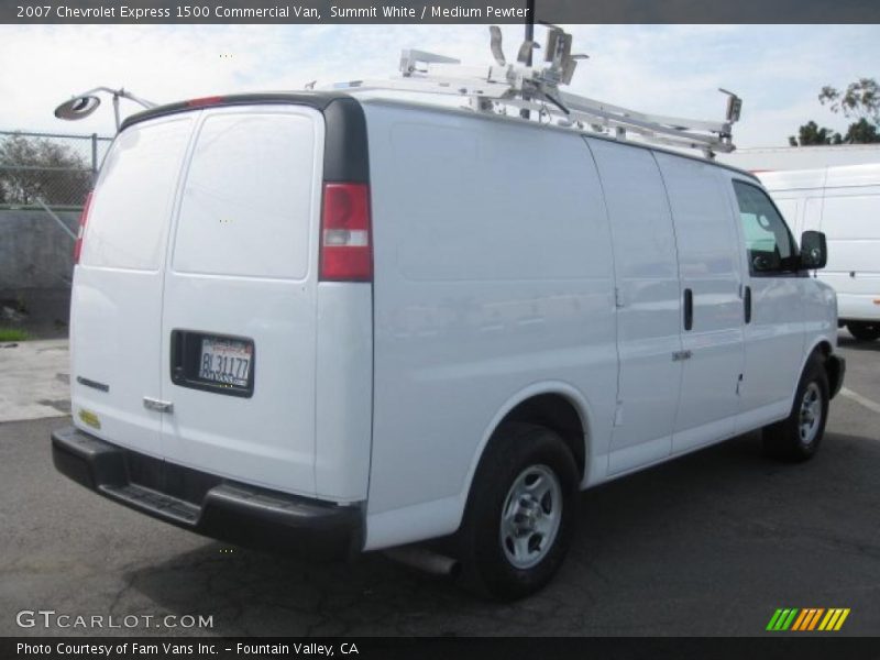 Summit White / Medium Pewter 2007 Chevrolet Express 1500 Commercial Van