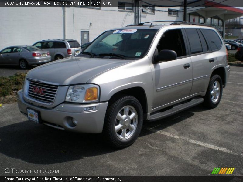Liquid Silver Metallic / Light Gray 2007 GMC Envoy SLT 4x4