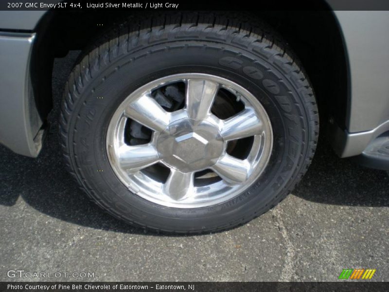 Liquid Silver Metallic / Light Gray 2007 GMC Envoy SLT 4x4