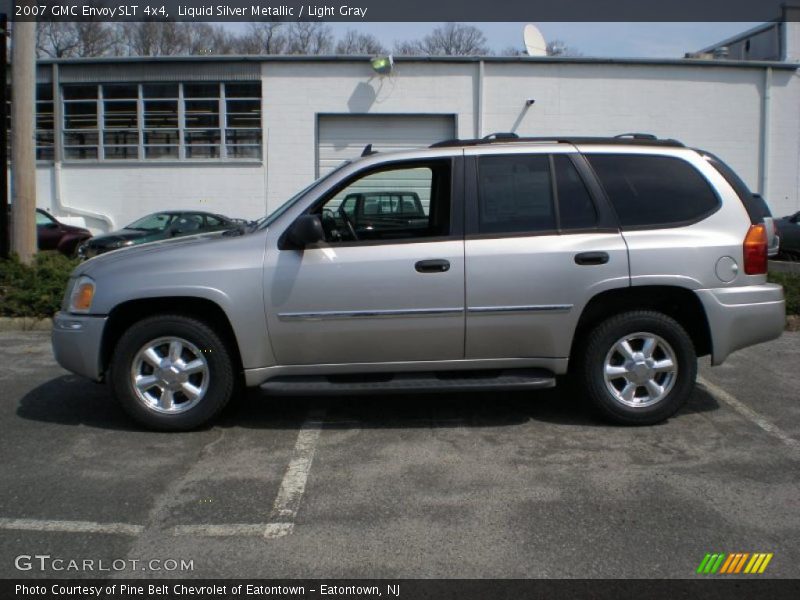 Liquid Silver Metallic / Light Gray 2007 GMC Envoy SLT 4x4