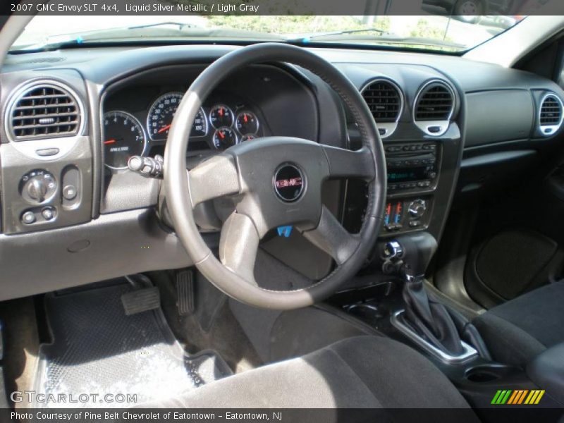 Liquid Silver Metallic / Light Gray 2007 GMC Envoy SLT 4x4