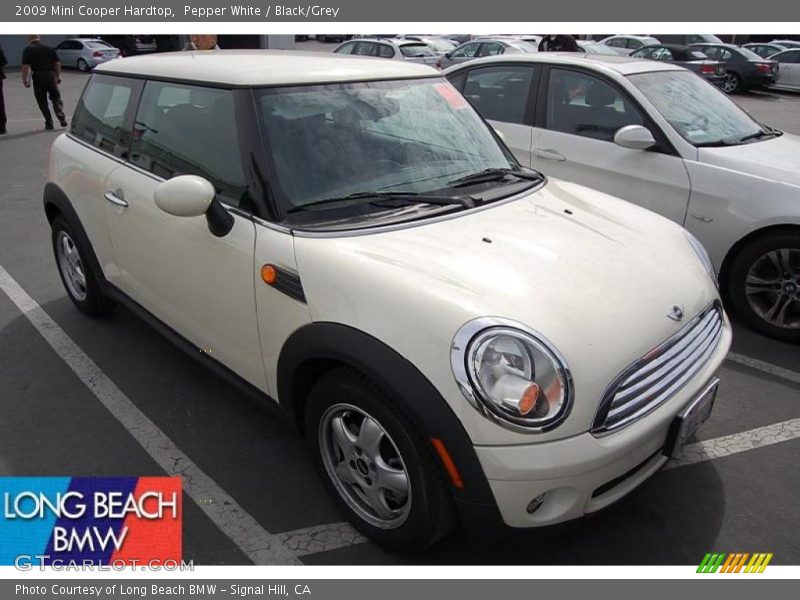 Pepper White / Black/Grey 2009 Mini Cooper Hardtop