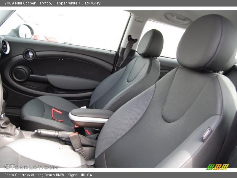 Pepper White / Black/Grey 2009 Mini Cooper Hardtop