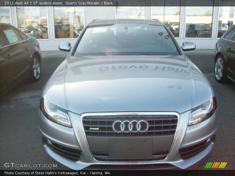 Quartz Grey Metallic / Black 2011 Audi A4 2.0T quattro Avant