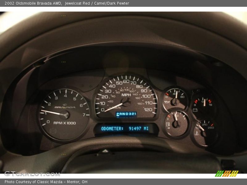  2002 Bravada AWD AWD Gauges