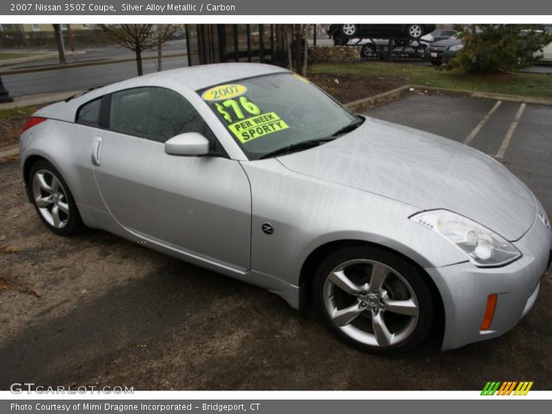 Silver Alloy Metallic / Carbon 2007 Nissan 350Z Coupe