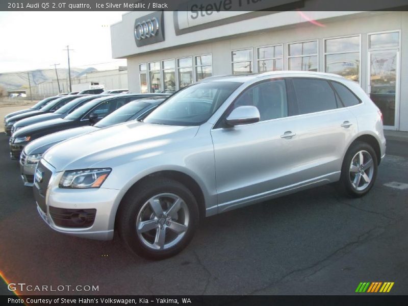 Ice Silver Metallic / Black 2011 Audi Q5 2.0T quattro