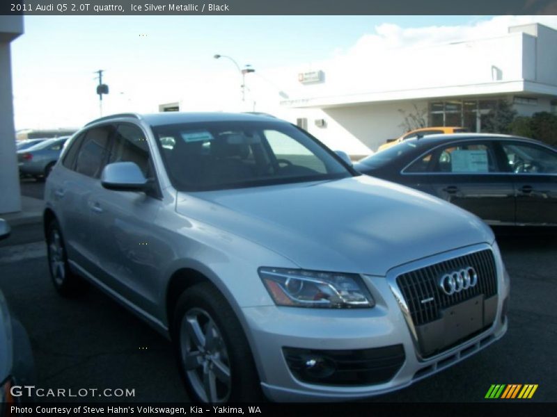 Ice Silver Metallic / Black 2011 Audi Q5 2.0T quattro